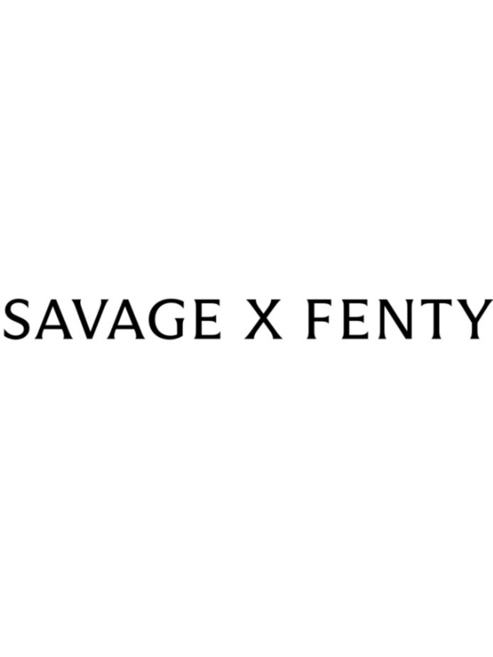 SAVAGE X FENTY | 1X | Yoga Nylon Metallic Logo Waistband Legging Lavender